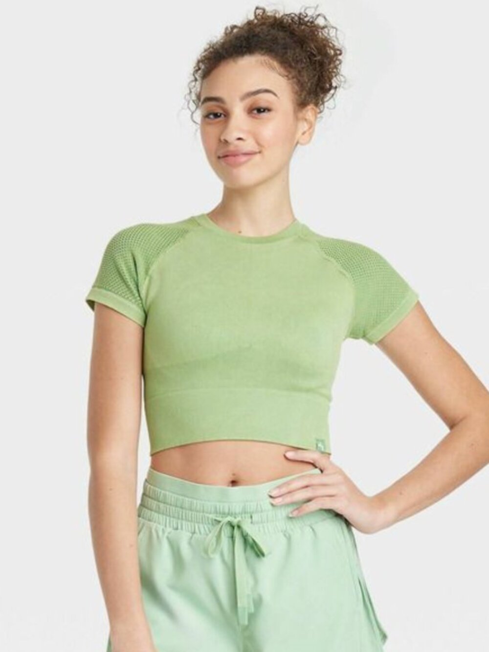 JoyLab crop top green